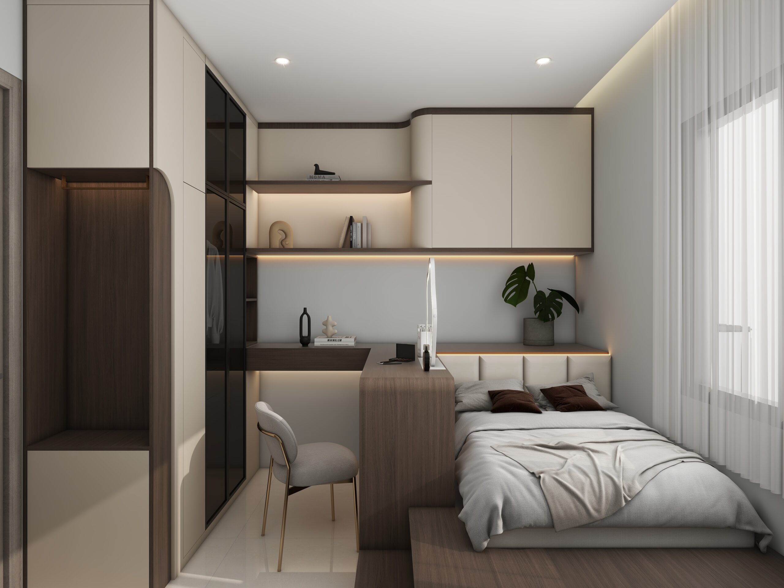 Emerald Condominium Bedroom