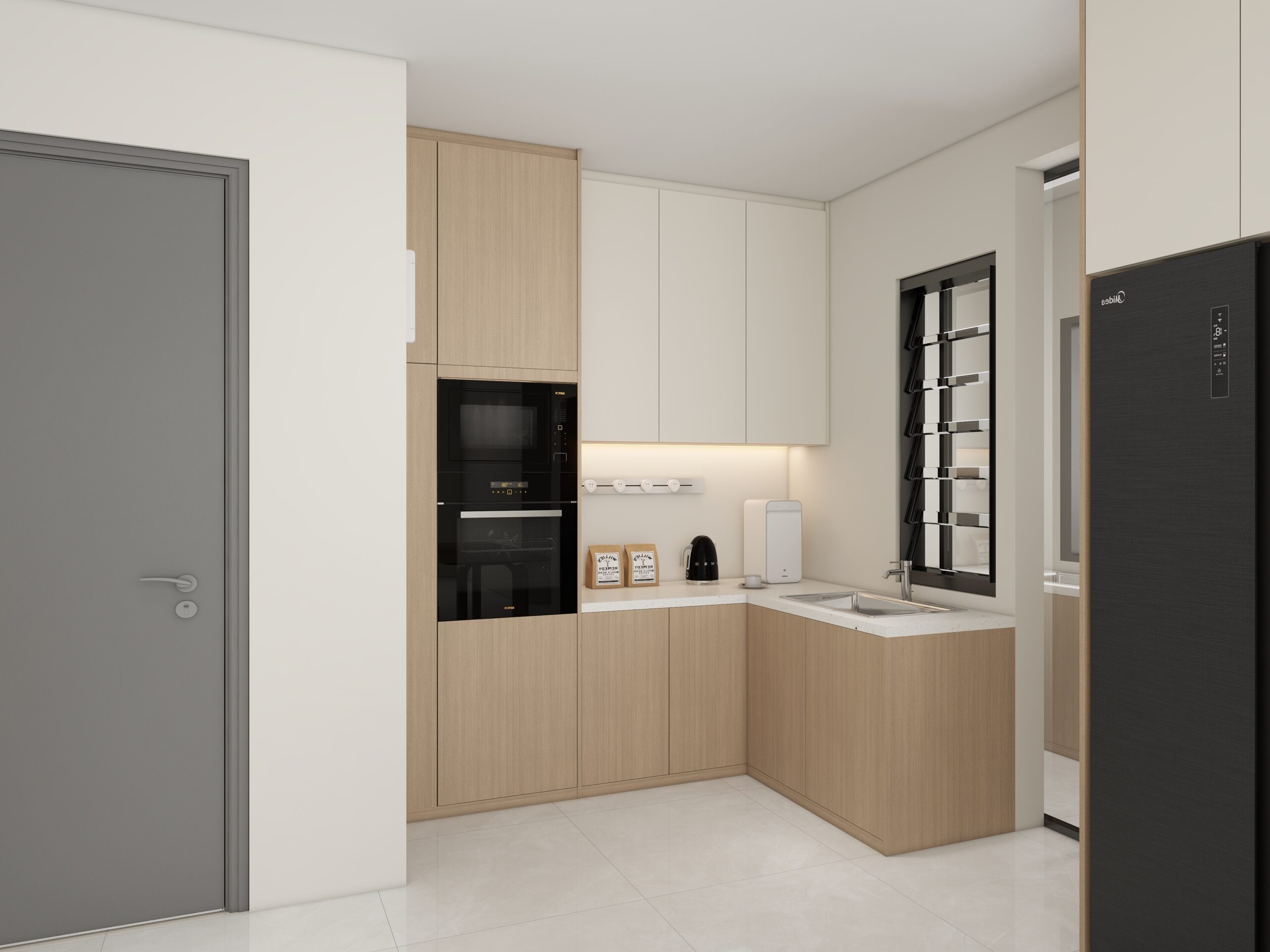 Urban Elegance Condo Kitchen-3