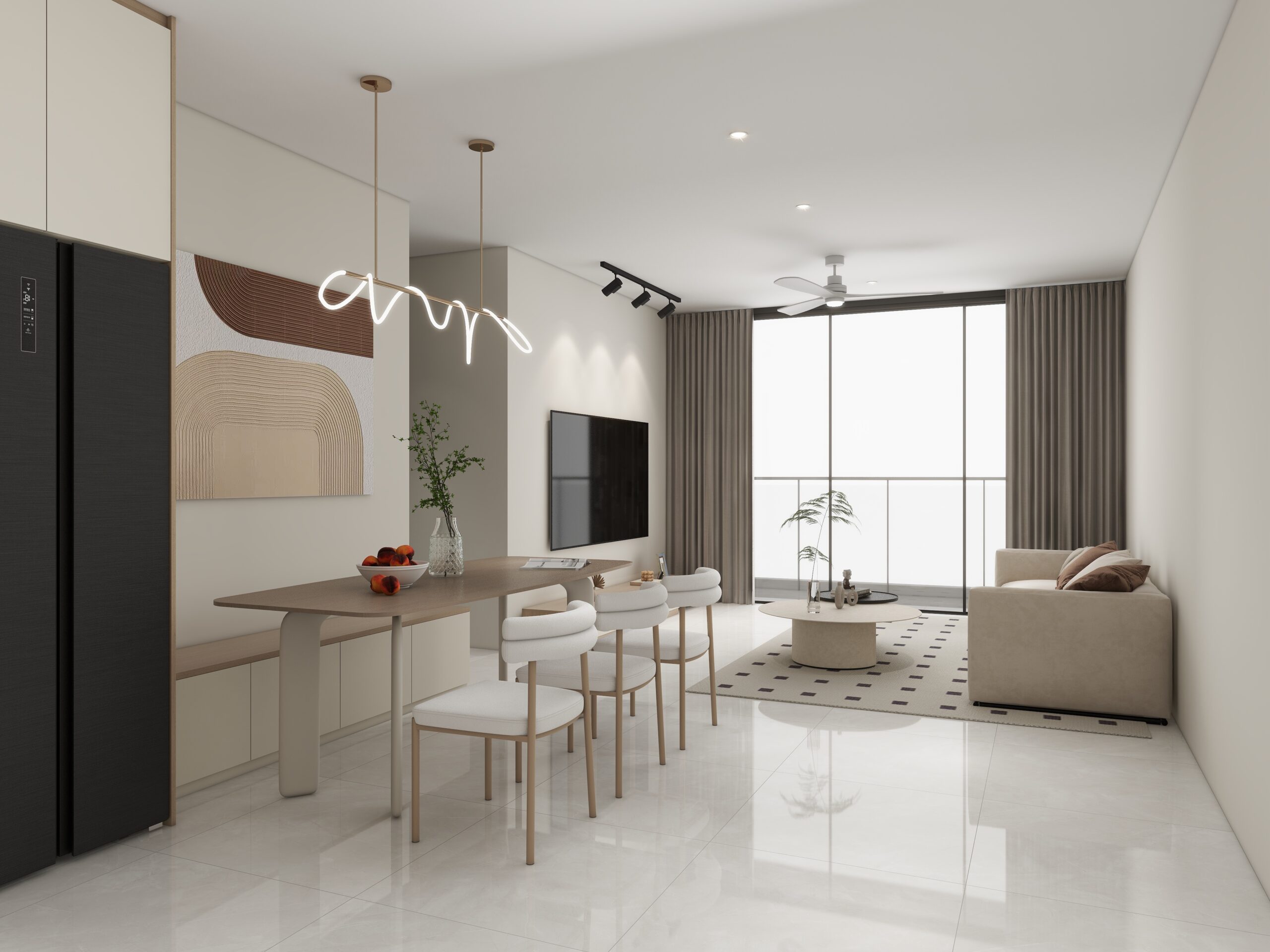 Urban Elegance Condo Living Room-2