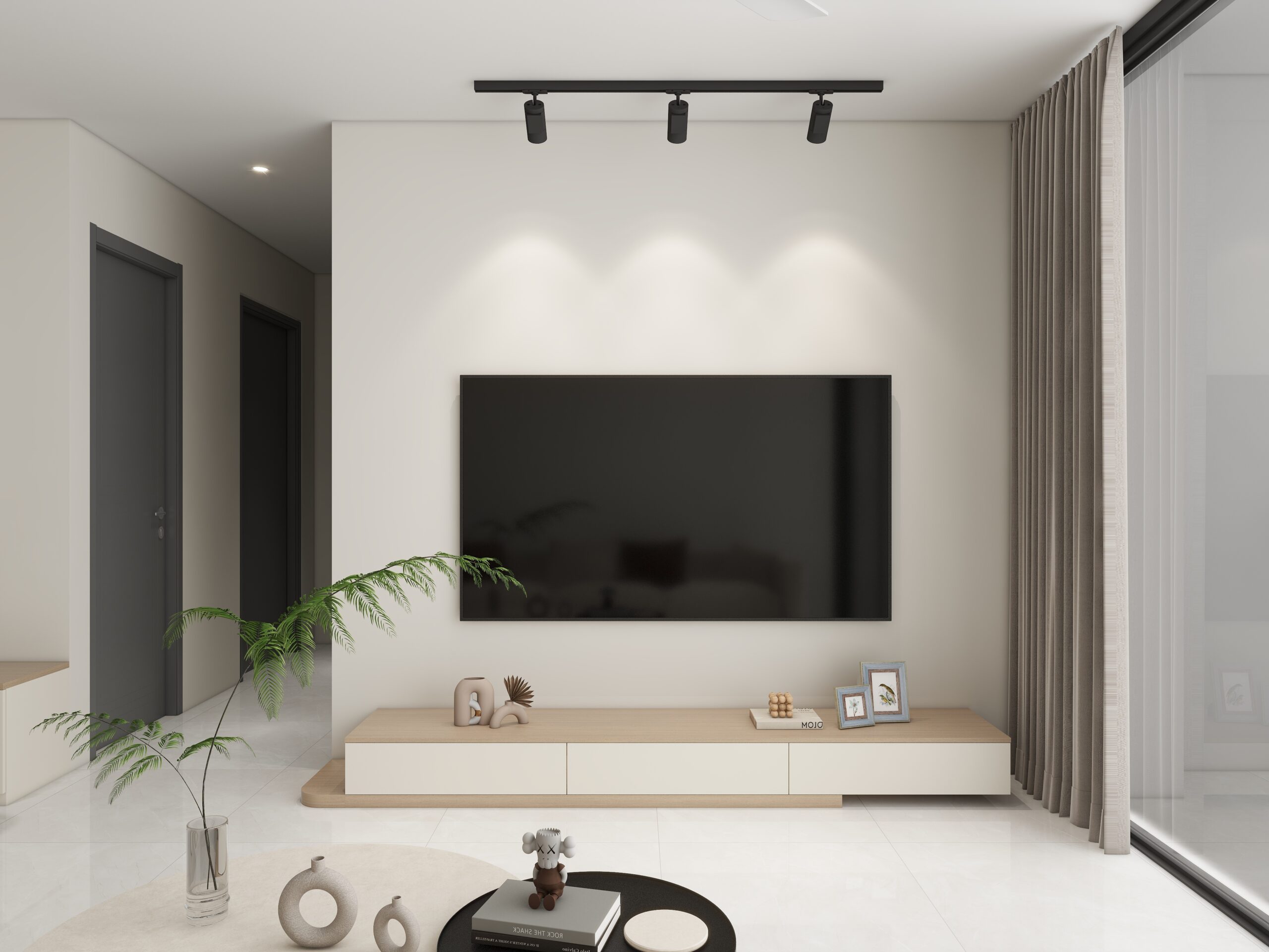 Urban Elegance Condo Living Room